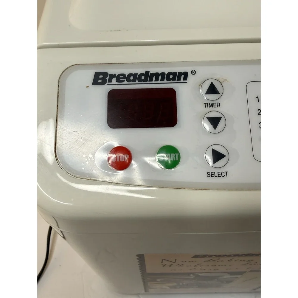 Breadman TR-440 Automatic Bread Maker 1.5 Lb Loaf Homemaker Fresh Baked‎ Easy